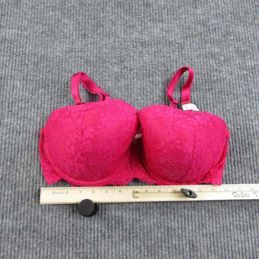 Victoria's Secret Bra Womens 38DDD Pink Dream Angels Demi Cup Lace NWT